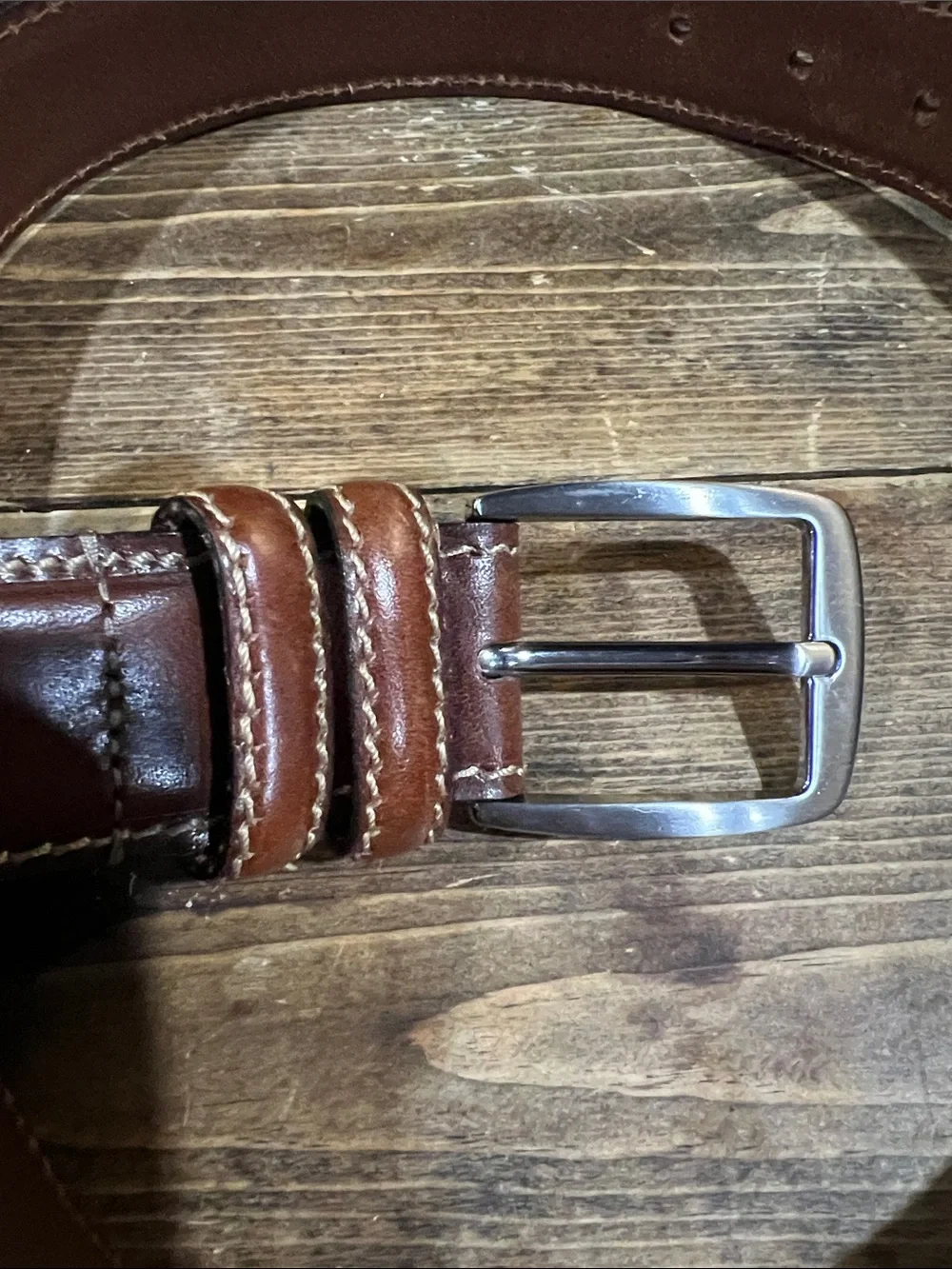 Allen Edmonds genuine Leather Men’s Belt in Brown